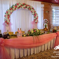 украшение банкетного зала свадебной аркой в орехово-зуево